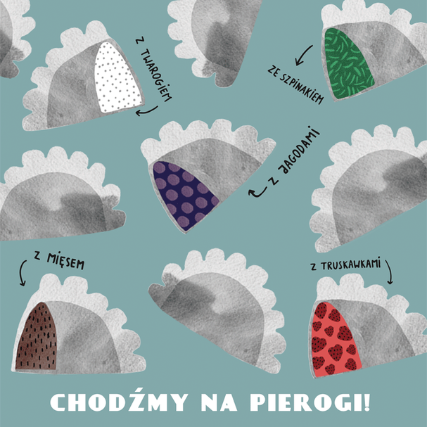 Let's Go Pierogi Card