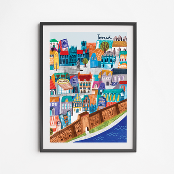 Plakat Toruń Panorama 50x70