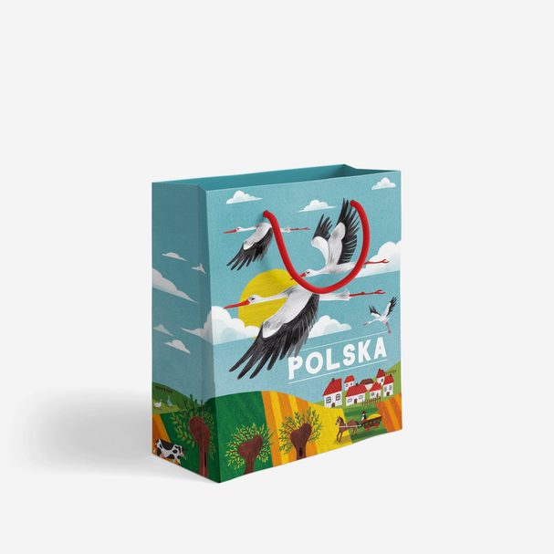 Torba Prezentowa Bociany
