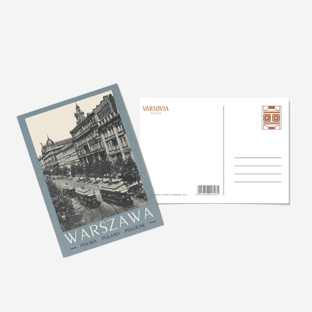 Pocztówka Warszawa Marszałkowska