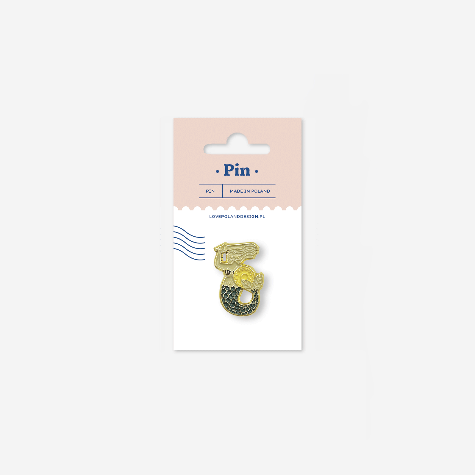 Pin Syrenka Retro