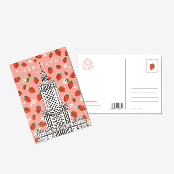 Postcard Strawberry Palace of Culture