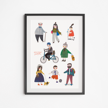 Plakat Warsaw People 30x40