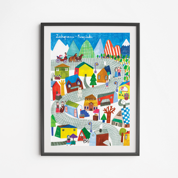 Plakat Zakopane Krupówki 50x70