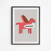 Plakat Warszawa Pegaz 50x70