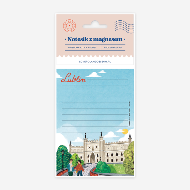 Notebook with magnet Lublin Castle