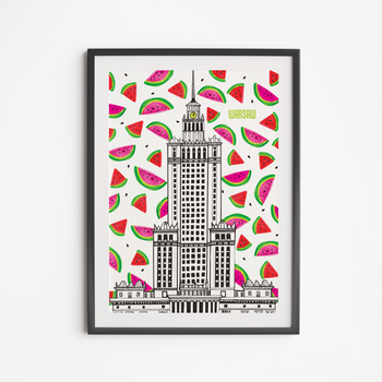 Plakat Pałac Kultury Arbuzy 50x70