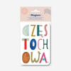MAGNES CZĘSTOCHOWA NAPIS KOLOR