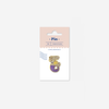 Pin Syrenka Retro Fiolet
