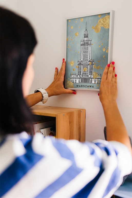 Modern Turquoise Palace Poster 21x30