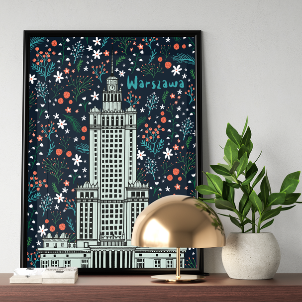 Plakat Pałac Kultury Roślinki 40x50