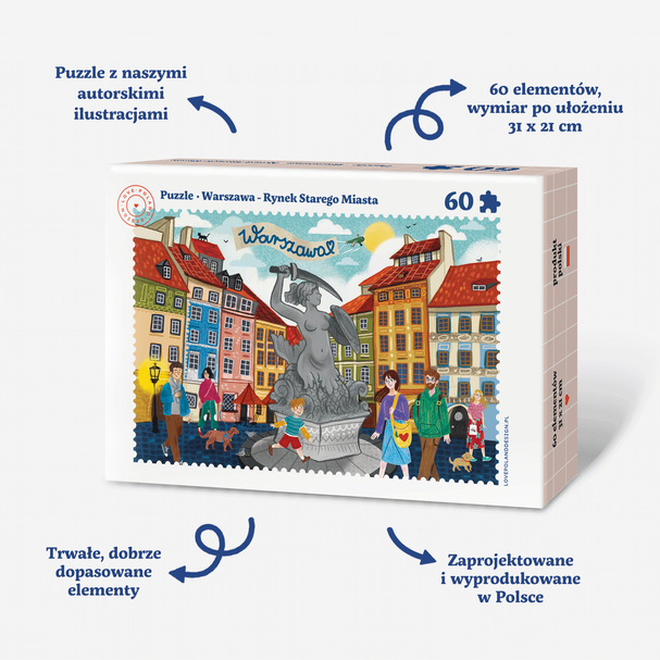 Puzzle Warszawa Starówka 60