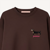 Sweatshirt Dachshund Chocolate