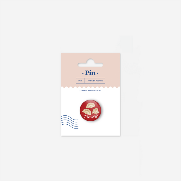 Pin Pierogi Czerwone