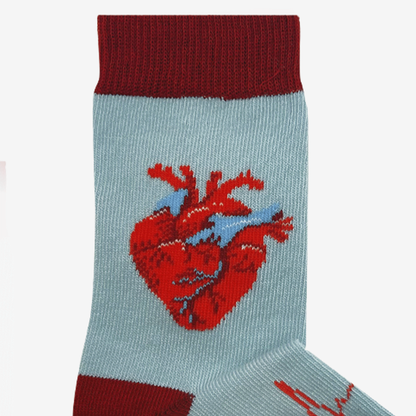 Kids Socks Cardio Heart