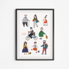 Plakat Warsaw People 50x70