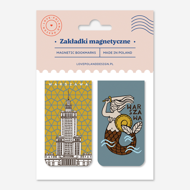 ZAKŁADKI MAGNETYCZNE PAŁAC + SYRENKA