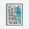 Plakat Trójmiasto Mapa 40x50