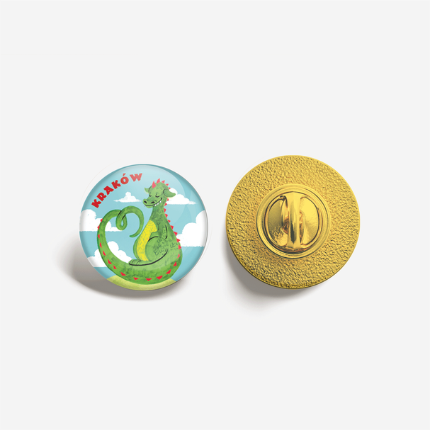 Pin Kraków Smok Serce