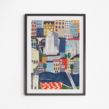 Plakat Warszawa Centrum 50x70