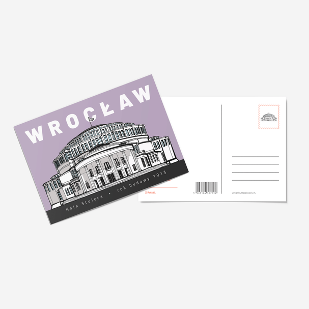 Pocztówka Wrocław Hala Stulecia