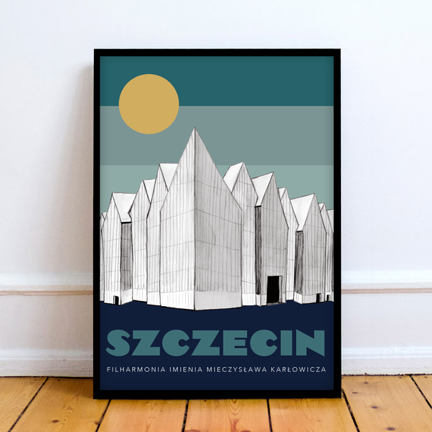 Plakat Szczecin Filharmonia 30x40