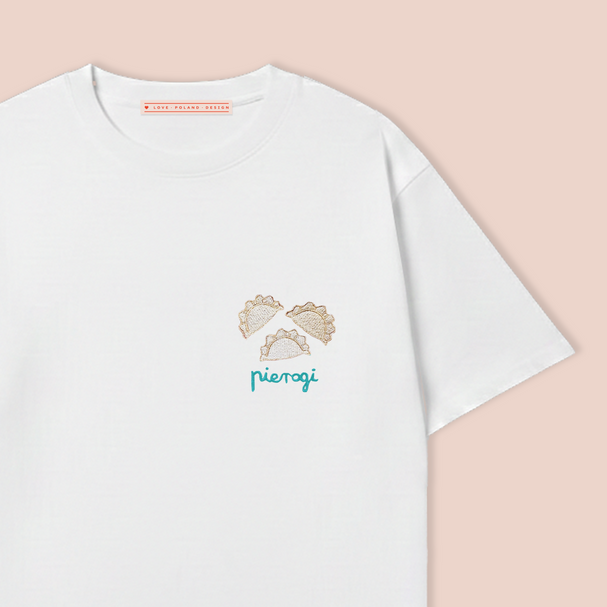 T-shirt Pierogi Biały