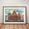 Plakat Wrocław Ratusz 40x50