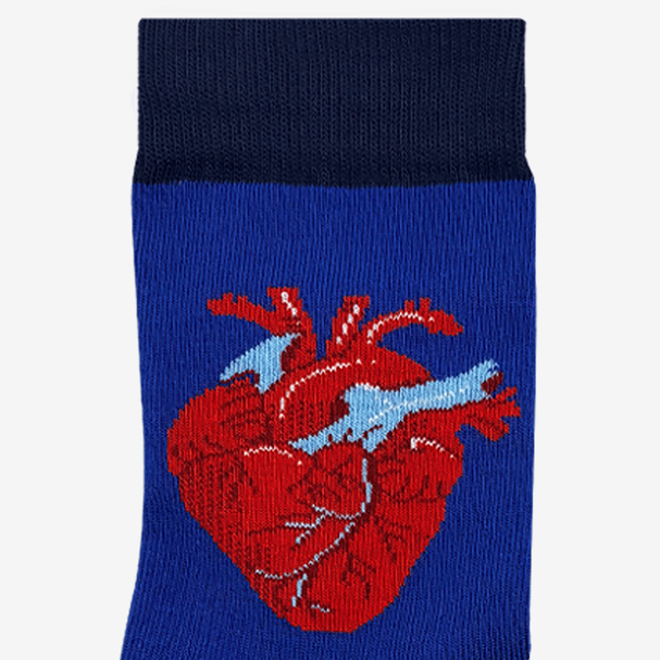 Socks Cardio Heart Indygo